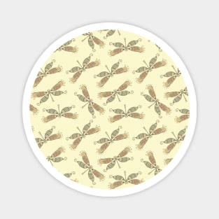 Paisley Dragonflies Magnet